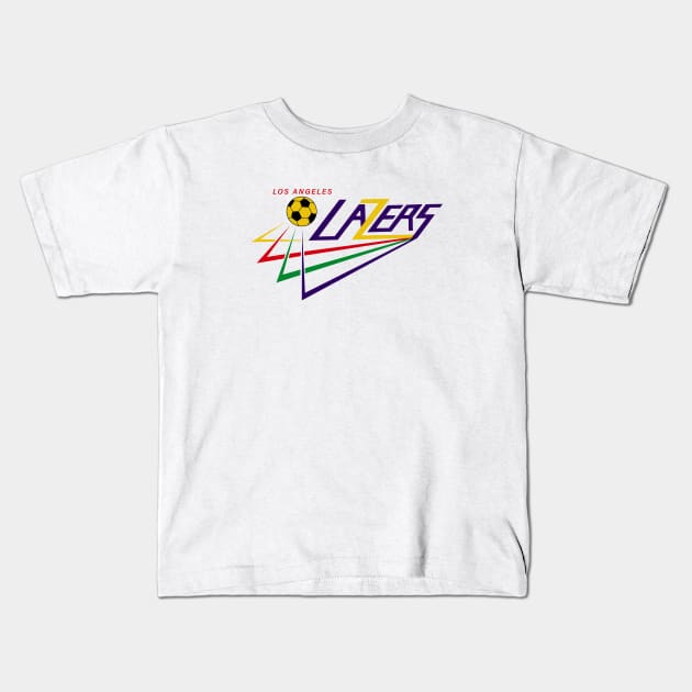 Defunct Los Angeles Lazers Soccer 1982 Kids T-Shirt by LocalZonly